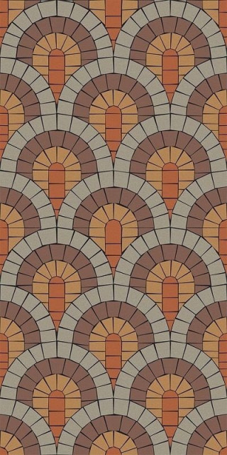Wide&Style Pave Brown 120x278