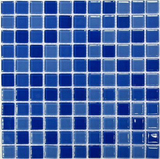 Bonaparte Стеклянная мозаика Blue wave-1 30,0х30,0