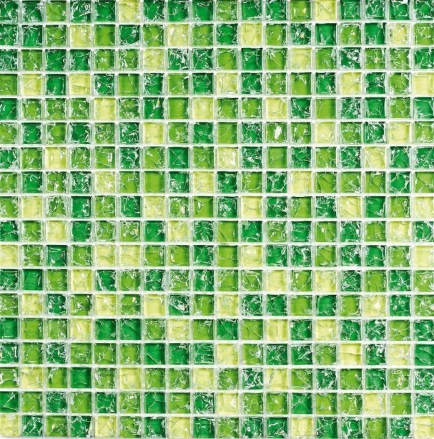 Bonaparte Стеклянная мозаика Strike Green 30х30