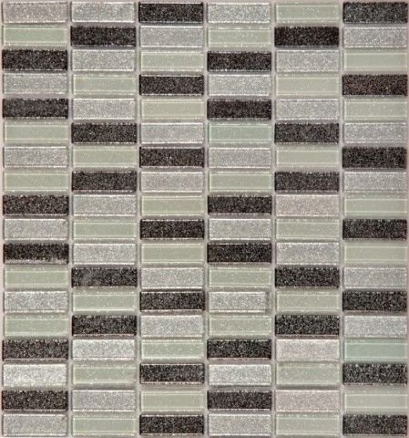 NS Mosaic Crystal J-419 Стекло (15*48*4) 29,8x30