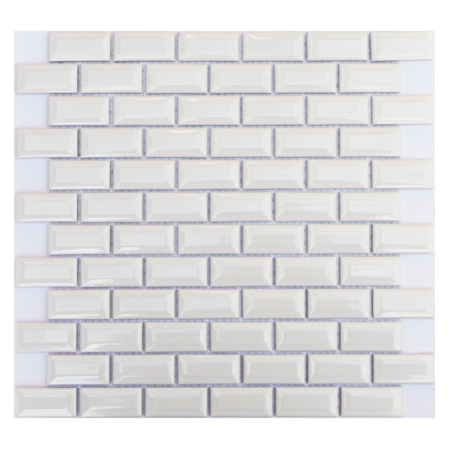 Orro Mosaic Ceramic White Bar 30х30х0,4