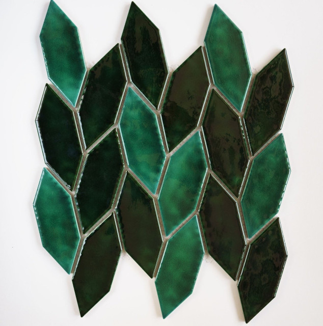 Orro Mosaic Ceramic Green Garden 8mm 26.8x26.8
