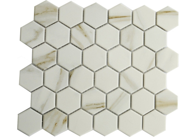 Orro Mosaic Ceramic Sota Statuario 6mm 32.5x28.1