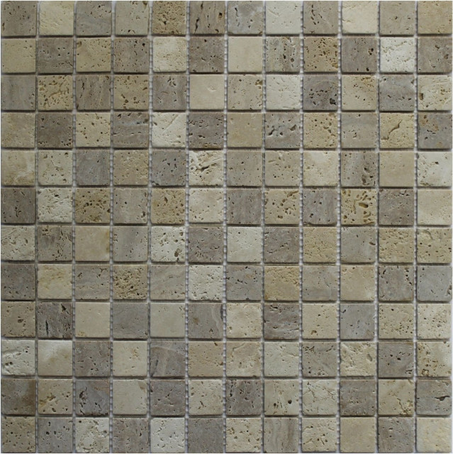 Orro Mosaic Stone Travertine Mix Tum. 30,5х30,5х0,4