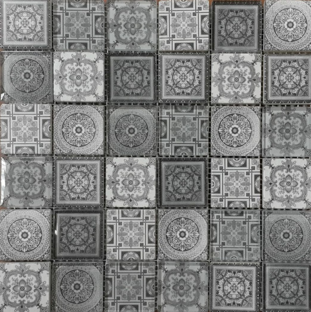Orro Mosaic Glasstone Carpet Gray 30х30х0,8