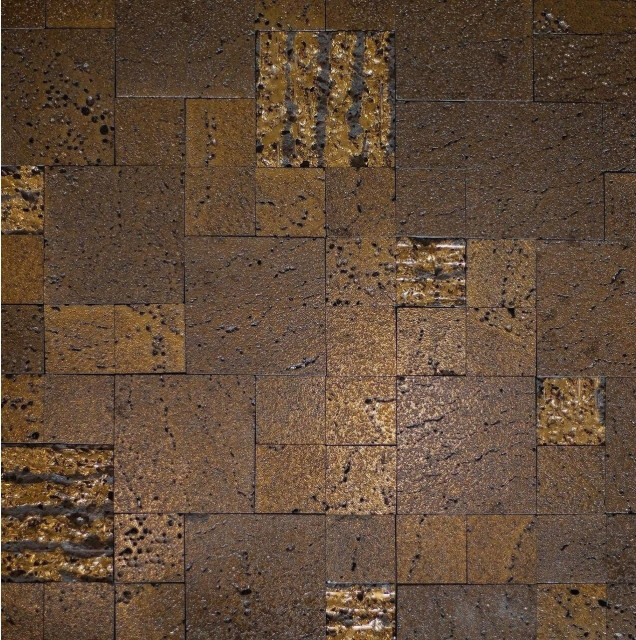 Orro Mosaic Lava Gold 30×30H1.2