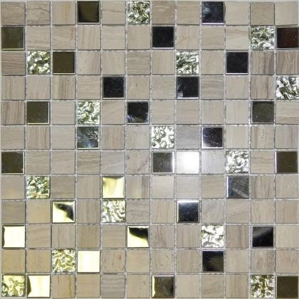 Orro Mosaic Glasstone Linen Wood 30х30х0,1