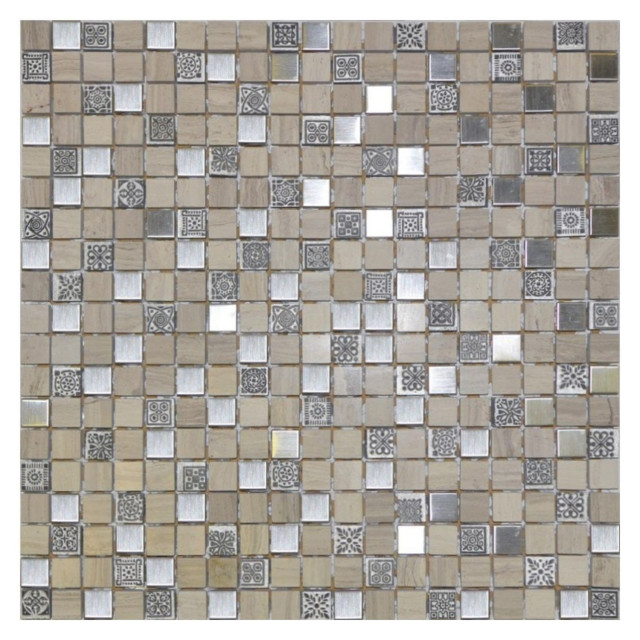 Orro Mosaic Glasstone Metall Talisman 31х31х0,8