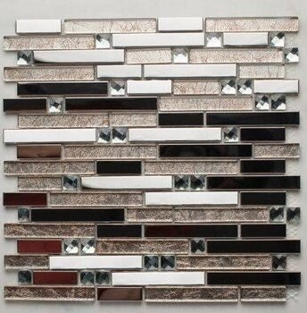 Orro Mosaic Glass Smokey Beige 30х30х0,8