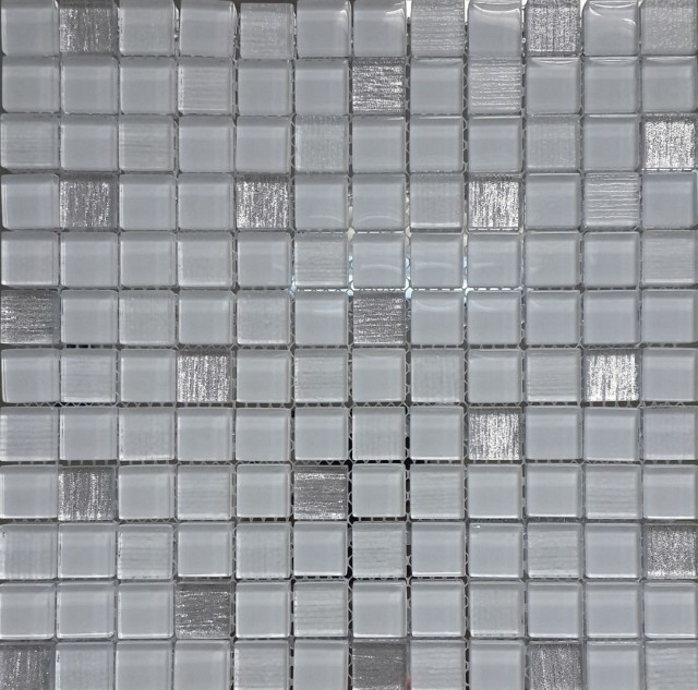 Orro Mosaic Glass Vesta White 30х30х0,8
