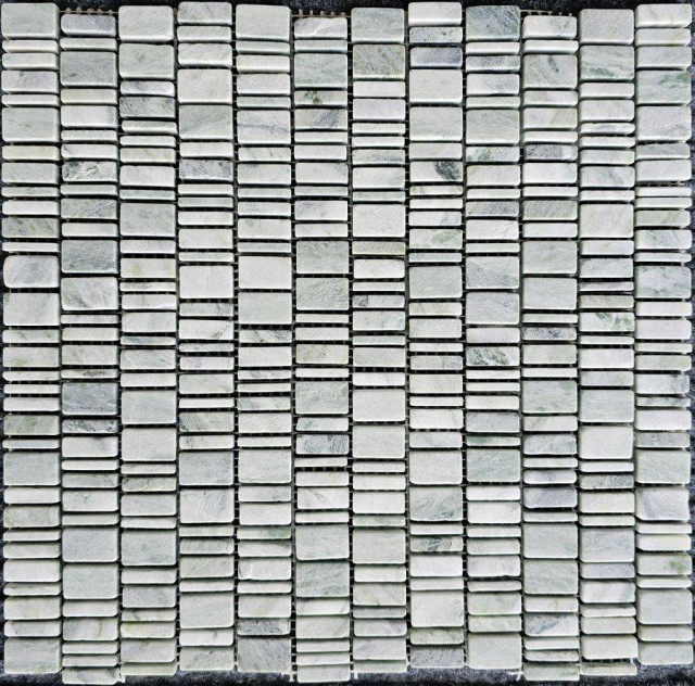 Pixel Mosaic PIX 316 Jet Green Matt 6mm 31x30.7