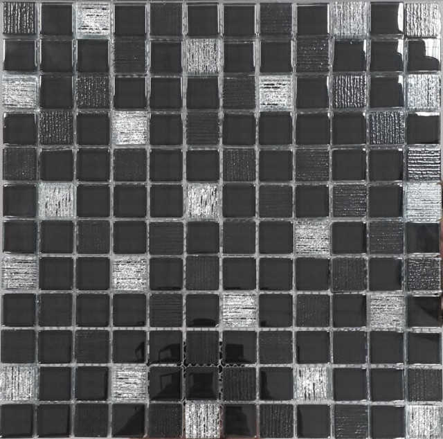 Orro Mosaic Glass Vesta Black 30х30х0,8