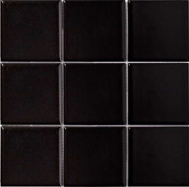 Starmosaic Homework Black Matt (9.7x9.7) 30x30
