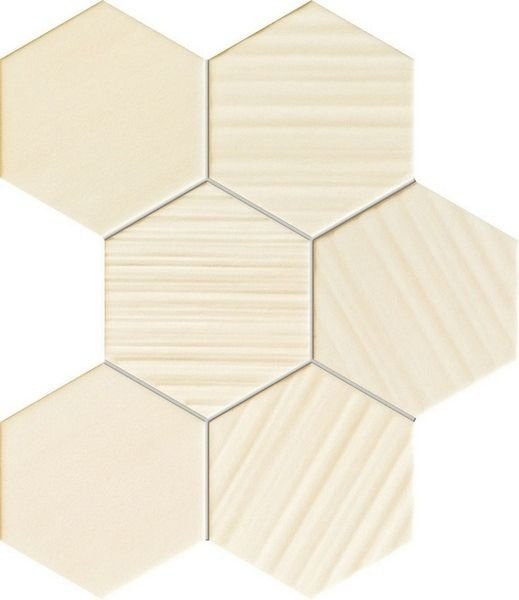 Tubadzin Horizon Mos Hex Ivory 28,9х22,1