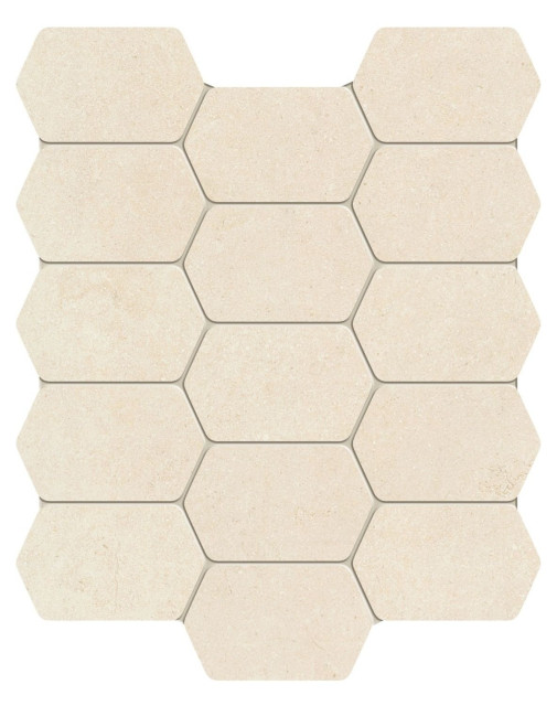 Tubadzin Mozaika Lemon Stone White 29,8х25