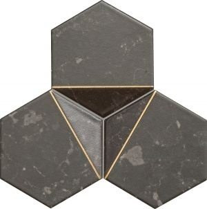 Tubadzin Scoria Ms-Scoria Black 1 19,2x16,5