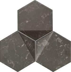 Tubadzin Scoria Ms-Scoria Black 19,2x16,5