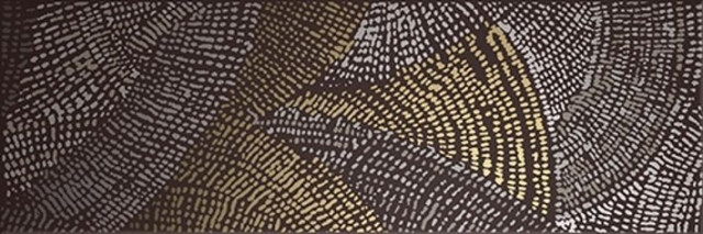 Domino Dec. Diamond Draw Gold Dark Brown 20х60