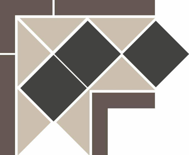 TopCer Odessa 1 Corner Strip 21.6x21.6