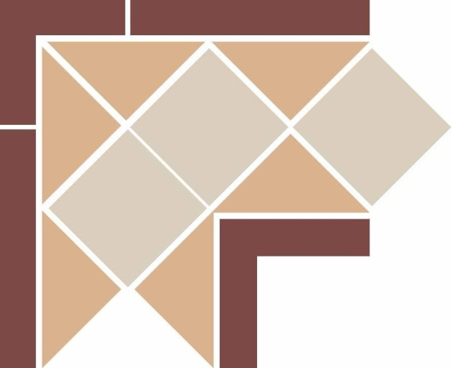 TopCer Odessa 2 Corner Strip 21.6x21.6