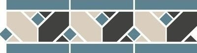 TopCer York Blue Border 42,2x12,2