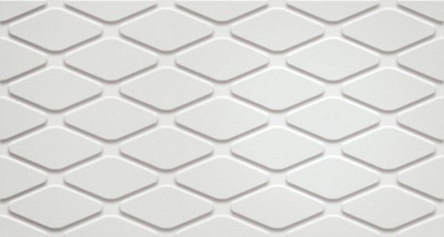 Atlas Concorde 3D White Rhombus Matt 30,5x56
