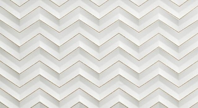 Atlas Concorde 3D White Chevron Glitter Matt 30,5x56