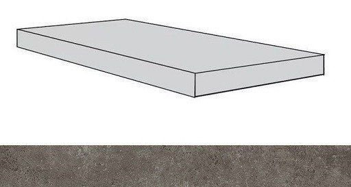 Atlas Concorde Drift Grey Scalino Angolo Sx 33х60