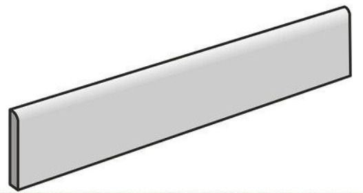 Atlas Concorde Drift White 7,2x80 Battiscopa 7,2x80