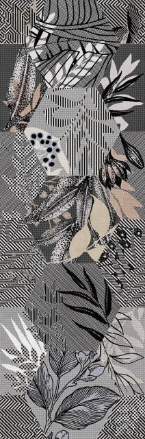 Creto Cemento Vetro Grey W\\DEC P 25x75