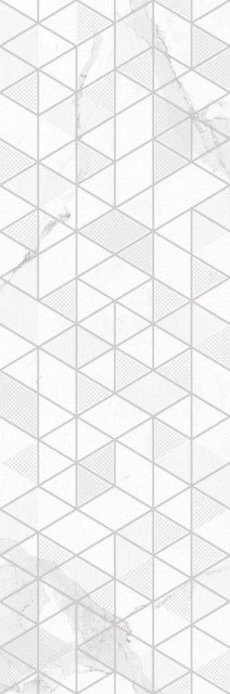 Creto Statuario Vetro White W\\DEC M 25x75