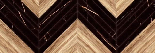 Eletto Ceramica Basalt Struttura Wood 24,2x70