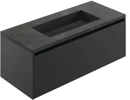 Italon Home Fly Air Раковина 120 Black 50x120H43