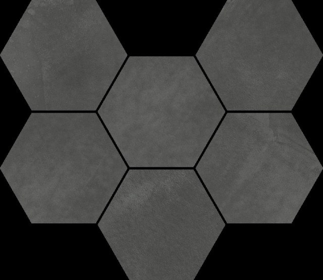 Italon Continuum Mosaico Hex Petrol 25x29
