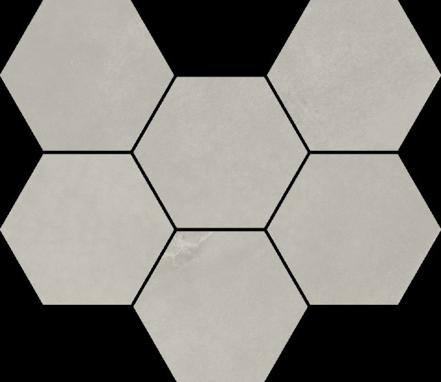 Italon Continuum Mosaico Hex Silver 25x29
