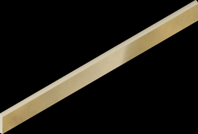 Italon Continuum Battiscopa Brass Gold 7.2x80