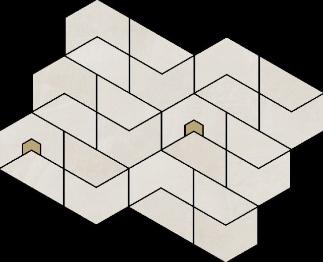 Italon Continuum Mosaico Jewel Polar 31.1x38.2