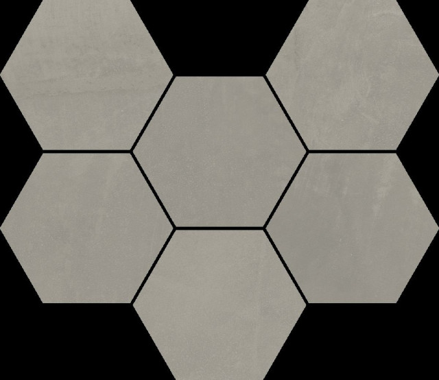 Italon Continuum Mosaico Hex Iron 25x29
