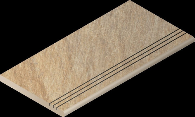 Italon District Sand Gradino Round Grip 30x60