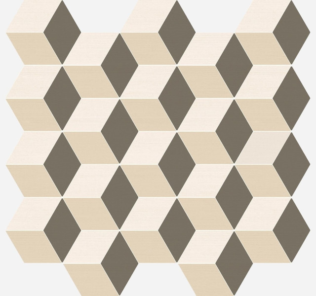 Italon Element Silk Mosaica Cube Warm 30,5x33