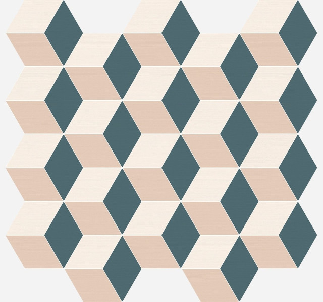Italon Element Silk Mosaica Cube Cold 30,5x33