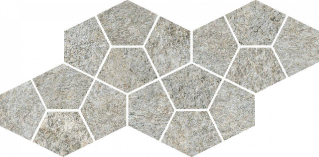 Italon Magma Silver Mosaico Prism 41.3x20.5H0.9