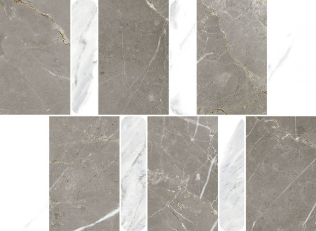 Italon Stellaris Grey Mosaico Argan 36.8x26.9
