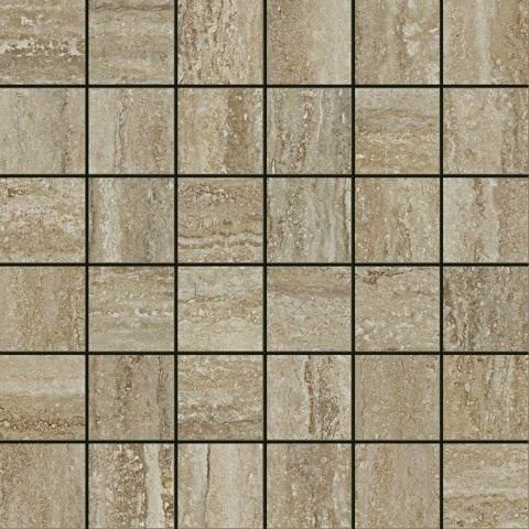 Italon Travertino Silver Mosaico Cerato 30х30