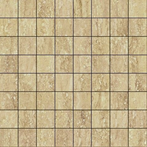 Italon Travertino Romano Mosaico Lux 29,2х29,2