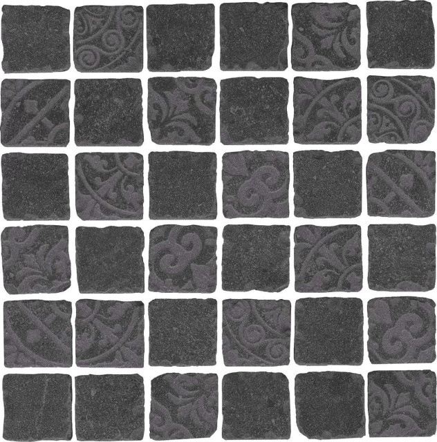 Kerama Marazzi Про Фьюче Черный Мозаичный 9мм 30x30