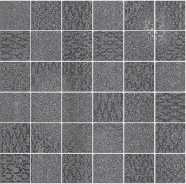 Kerama Marazzi Про Дабл Антрацит Мозаичный 9мм 30x30