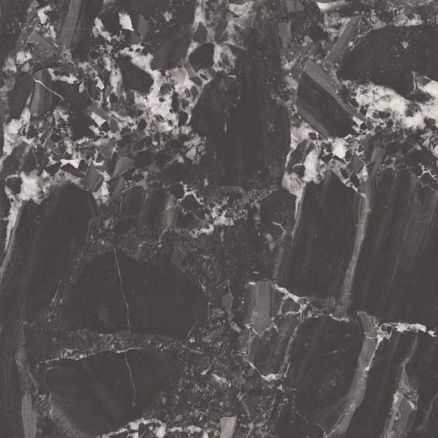 Kerama Marazzi Риальто Чёрный Матовый Обрезной 80x80H0.9