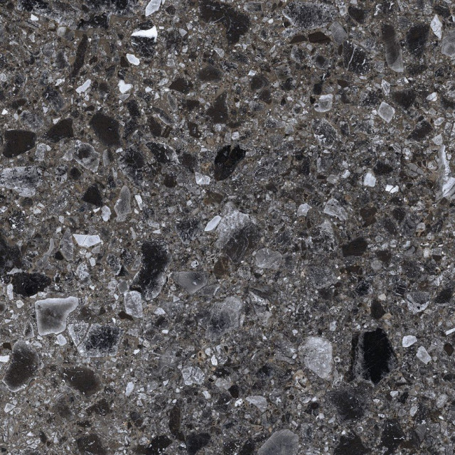 Kerranova Terrazzo K-333 Dark Grey 60x60