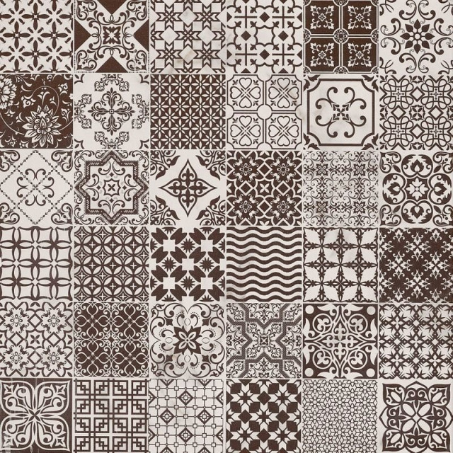 Bien Ethnic White Rec 60x60